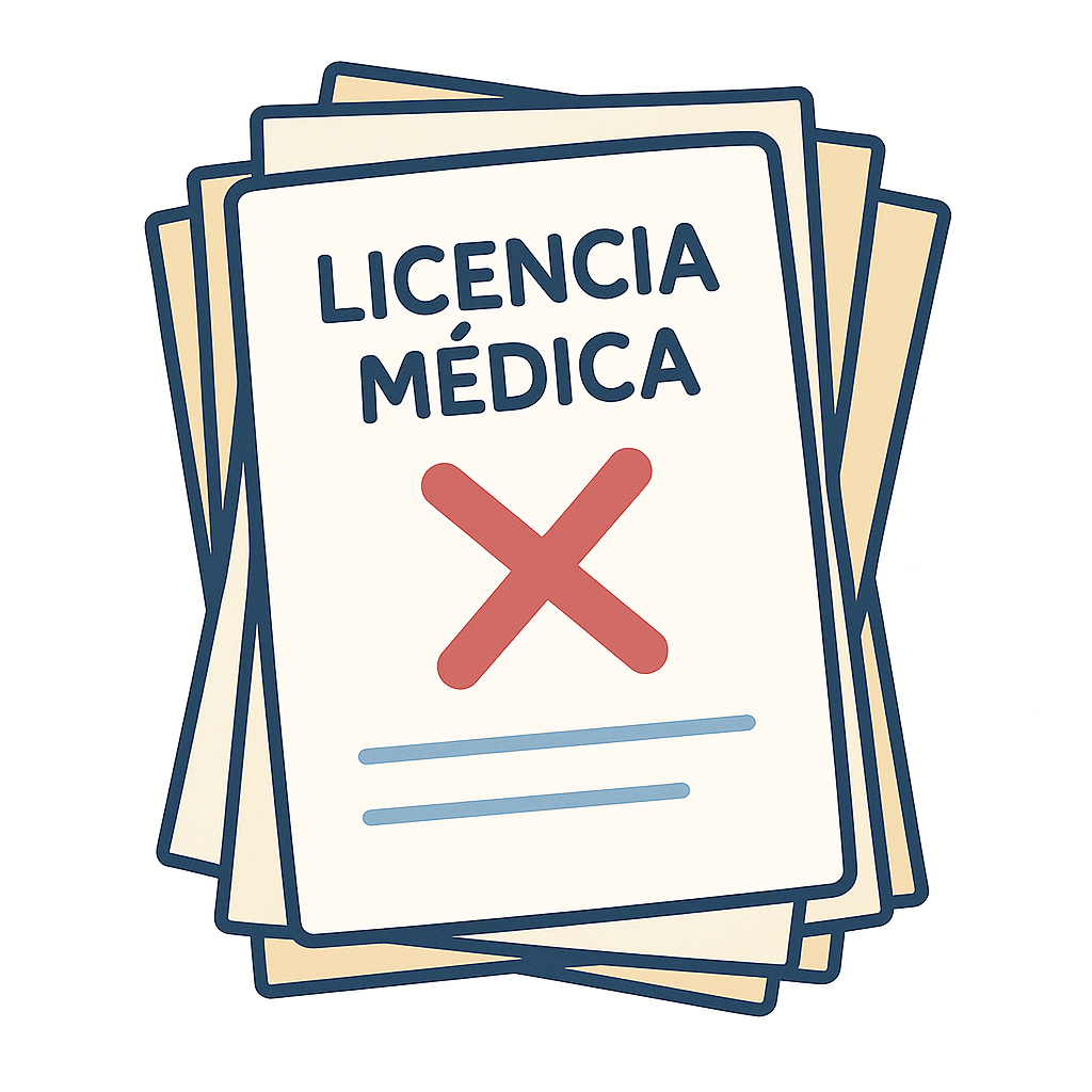 documentos de licencia médica