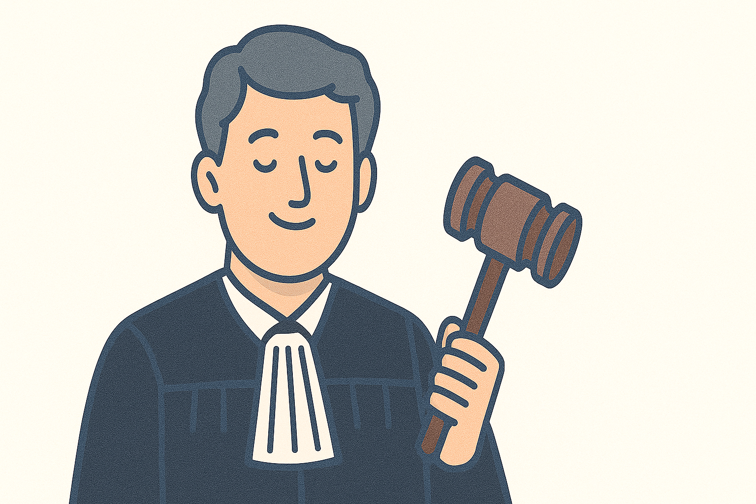 juez con su martillo